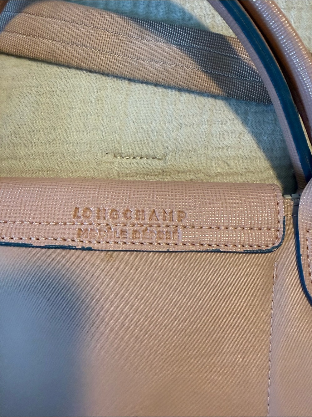 Longchamp blush pink Le Pliage Crossbody with pouch - Picture 7 of 12